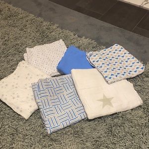 Aden + Anais Boy Colored Swaddles (Bundle)